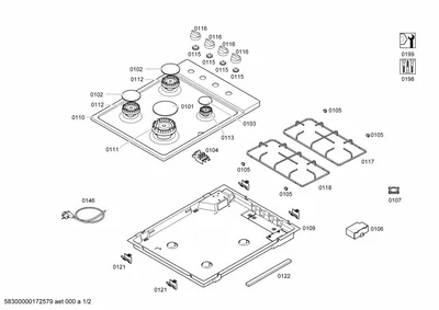 shelves trays, Seals & Gaskets (0107-0199)
