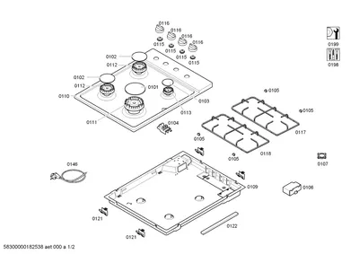 shelves trays, Seals & Gaskets (0107-0199)