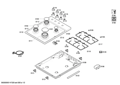 shelves trays, Mounting & Fixing (0120-0199)