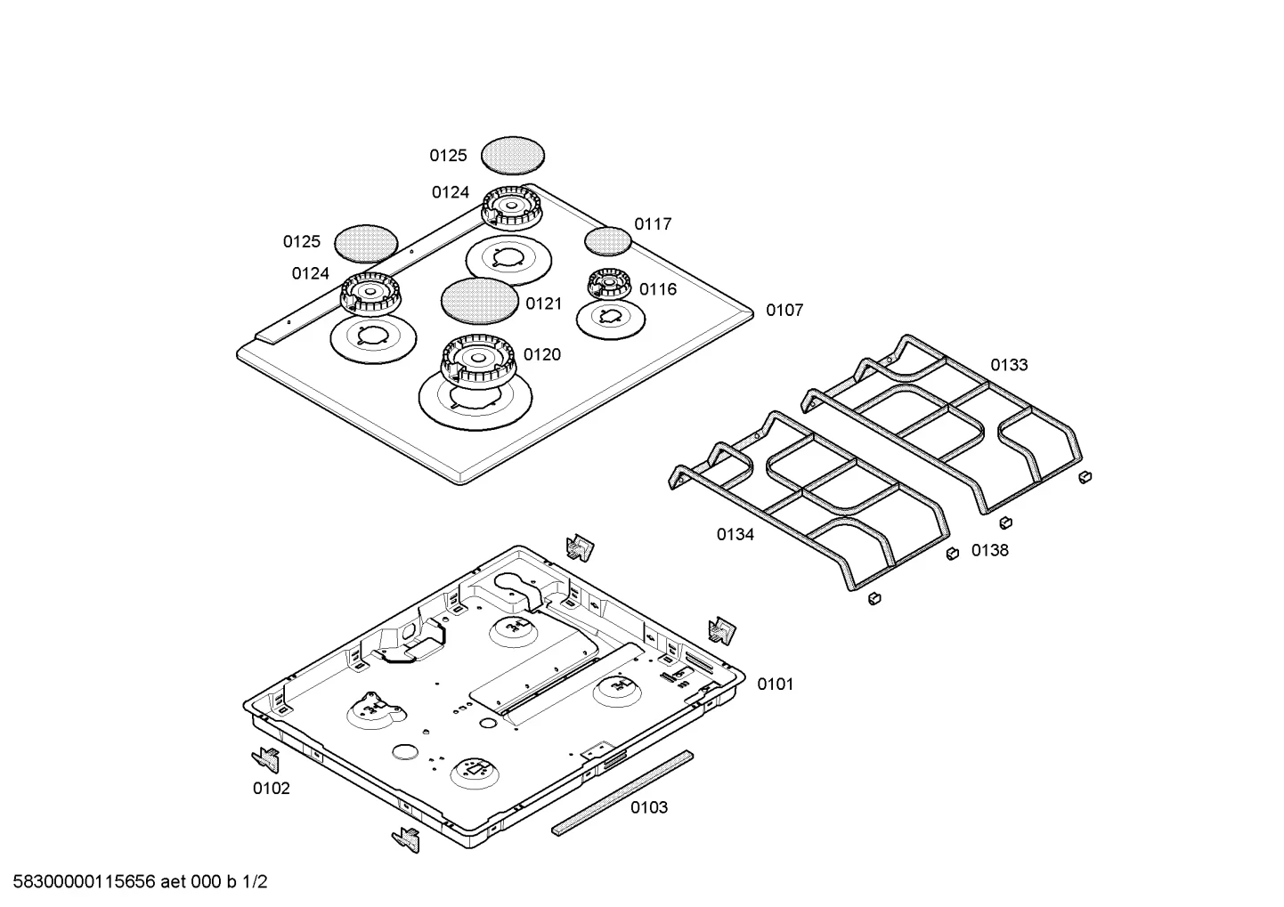 othergasparts, Mounting & Fixing (0102-0197)