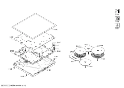 Screws, hotplates (0101-0199)