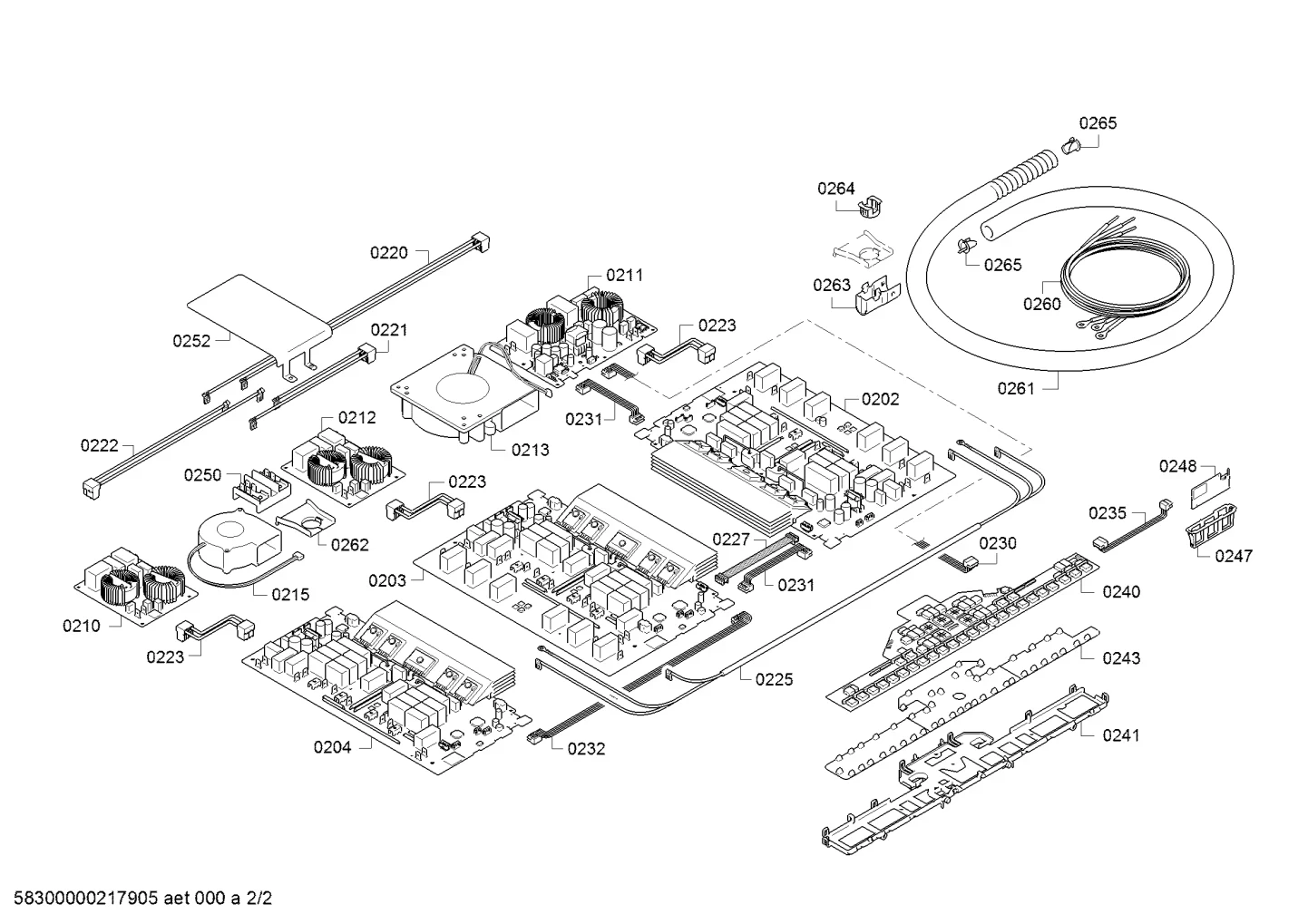 connectionpieces, Fan Parts (0202-0265)