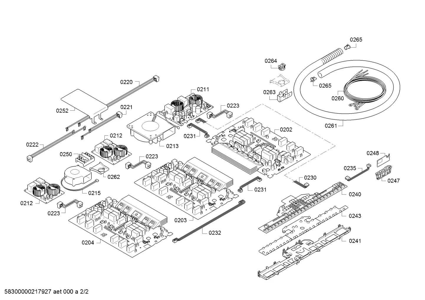 connectionpieces, Fan Parts (0202-0265)