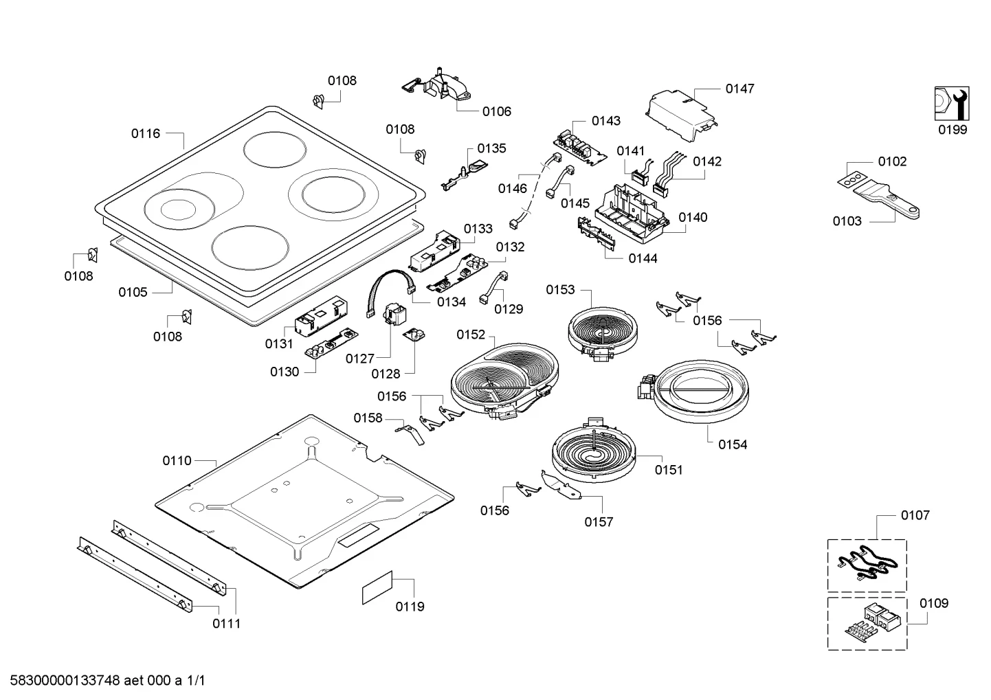 Seals & Gaskets, Mounting & Fixing (0102-0199)