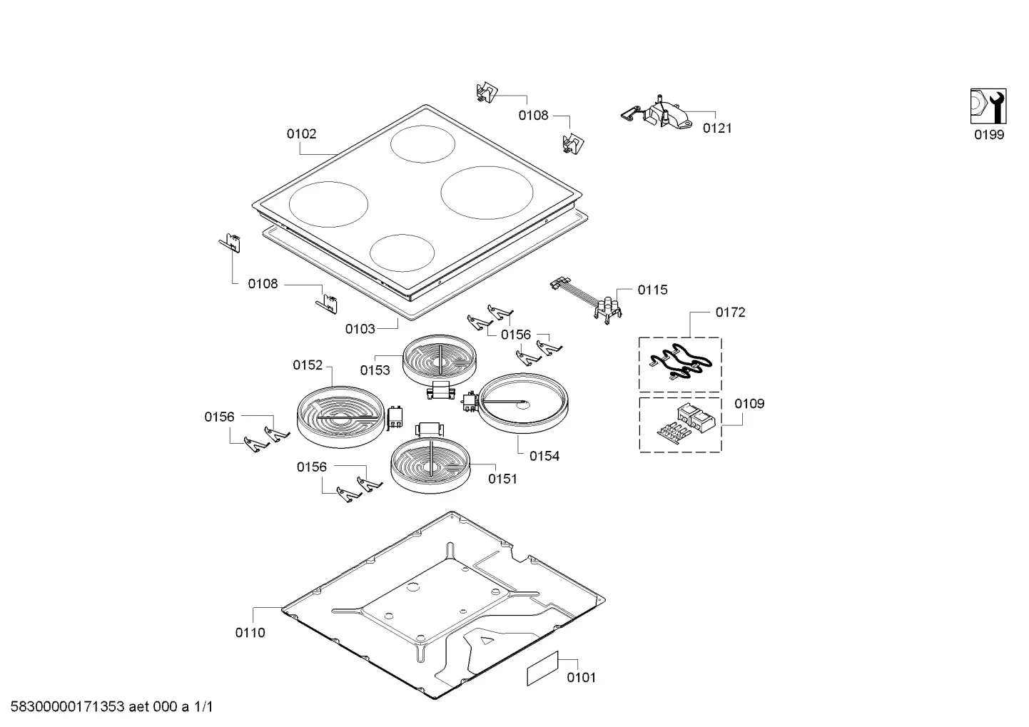 hotplates, Mounting & Fixing (0101-0199)