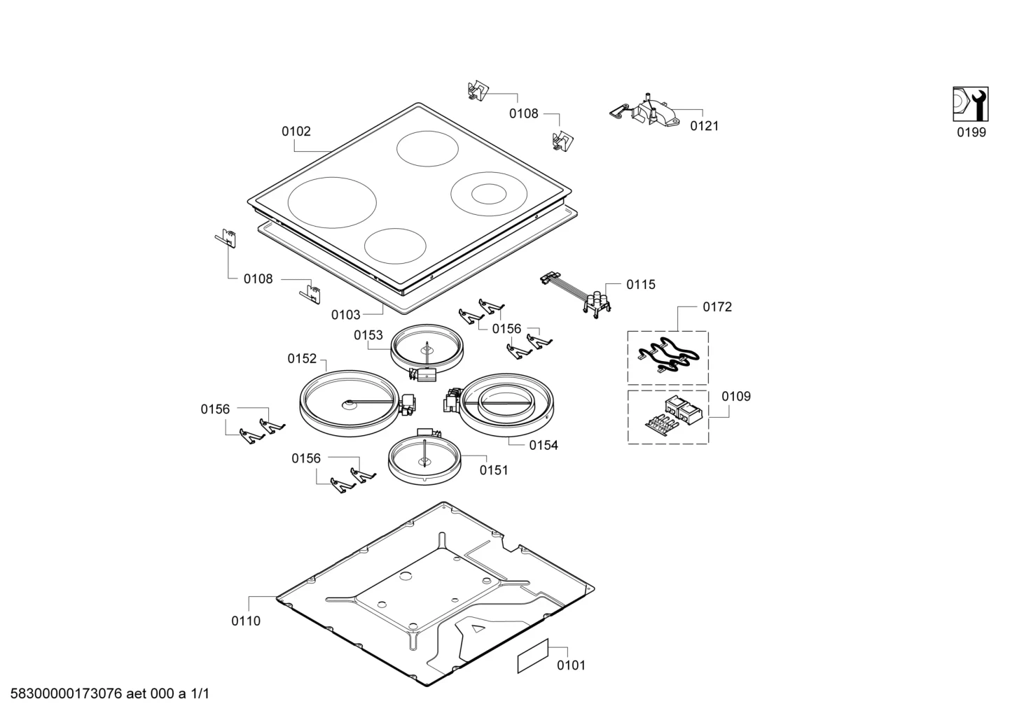 hotplates, Mounting & Fixing (0101-0199)