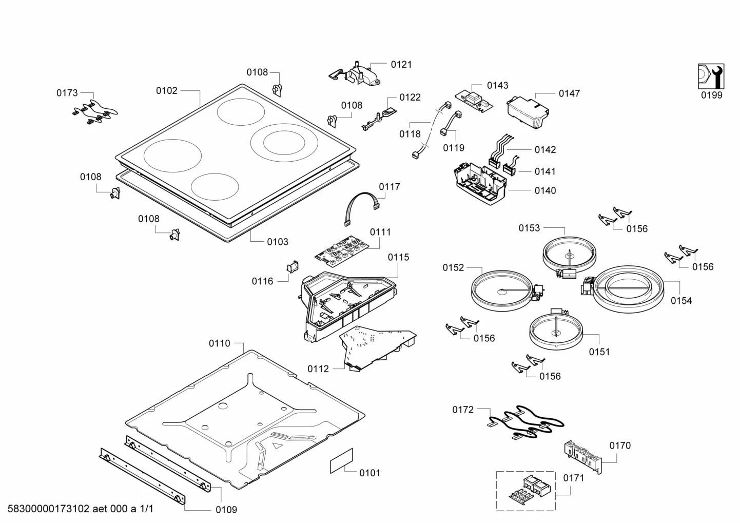 Seals & Gaskets, Mounting & Fixing (0101-0199)