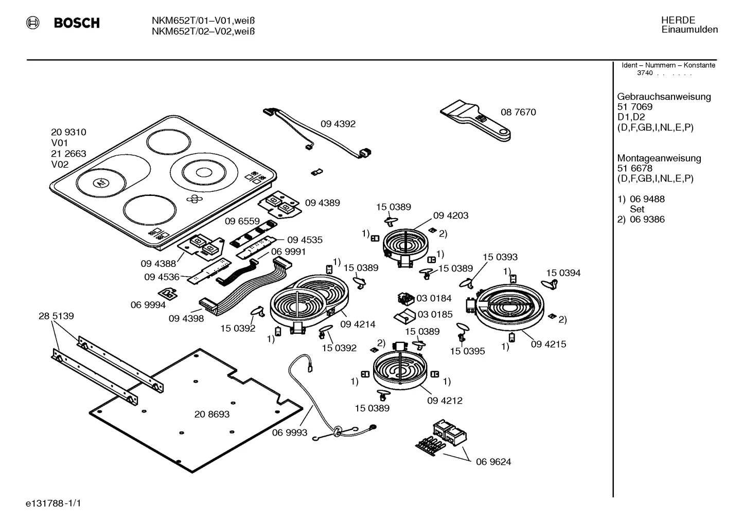 hotplates, Springs (0008-0028)