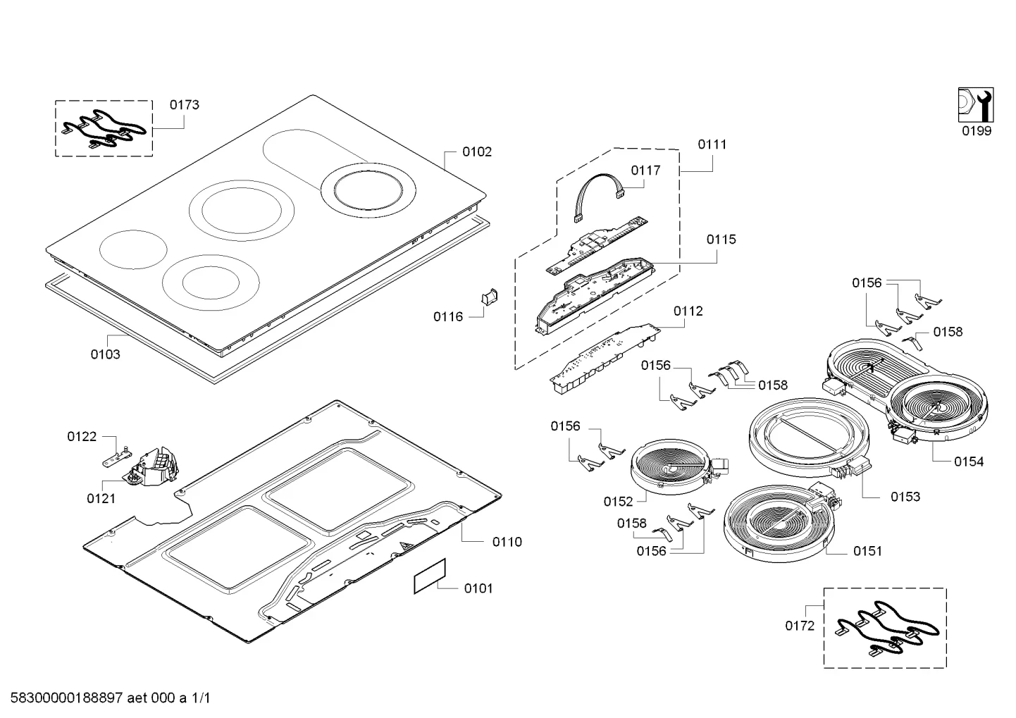 Eika-Combi-Heating Zone (Keyhole) 2-Ways Controller