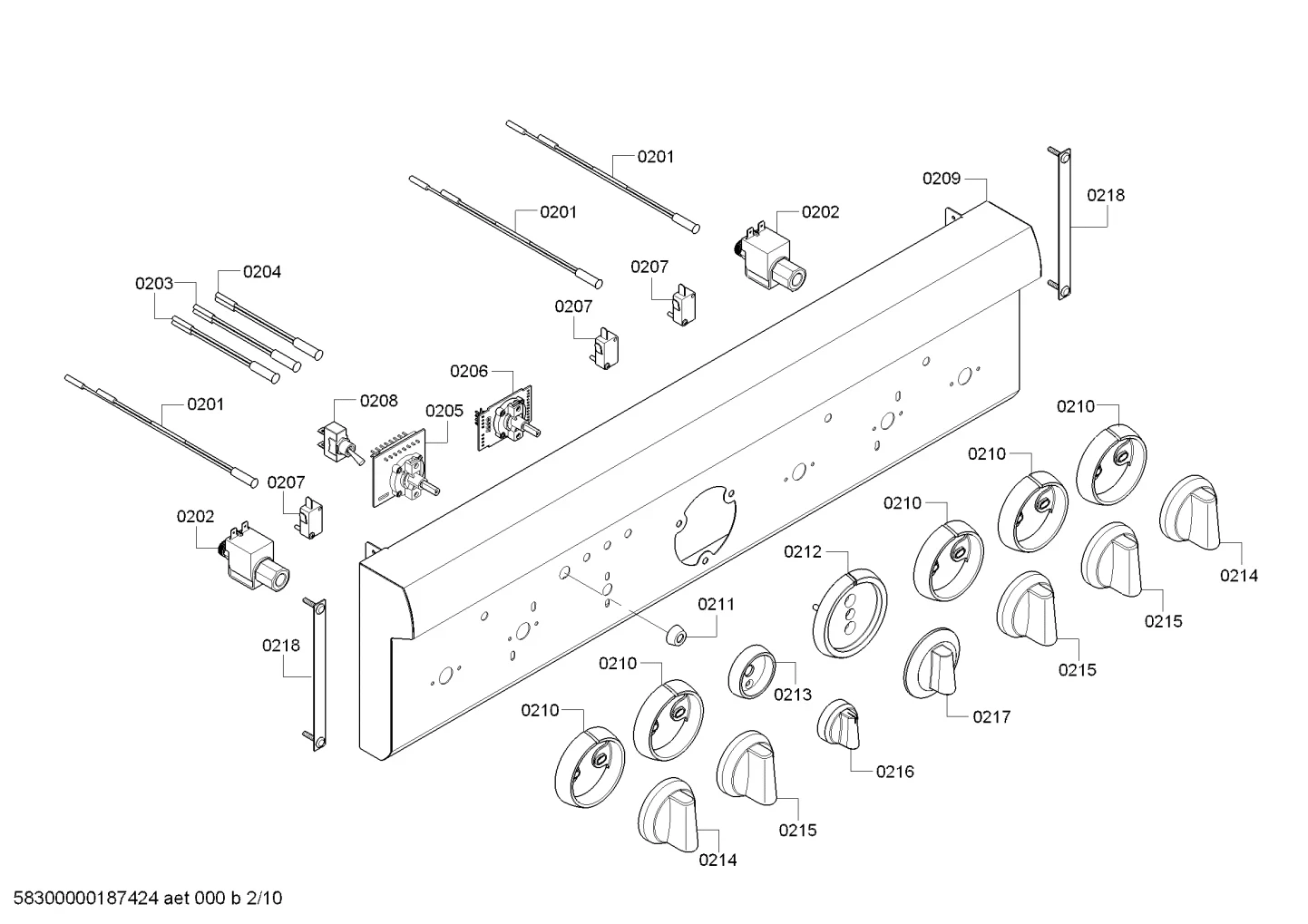 Knob Bezel, Small Mode Select, P24