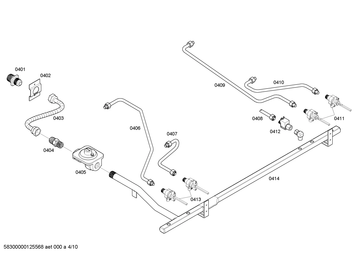Manifold, Asm, W/Valves PD/PG364GR Dent