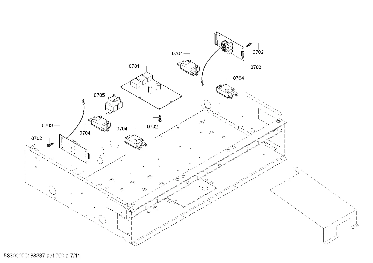 Cable Harness, Rangetop, Pgng 36 Nlg