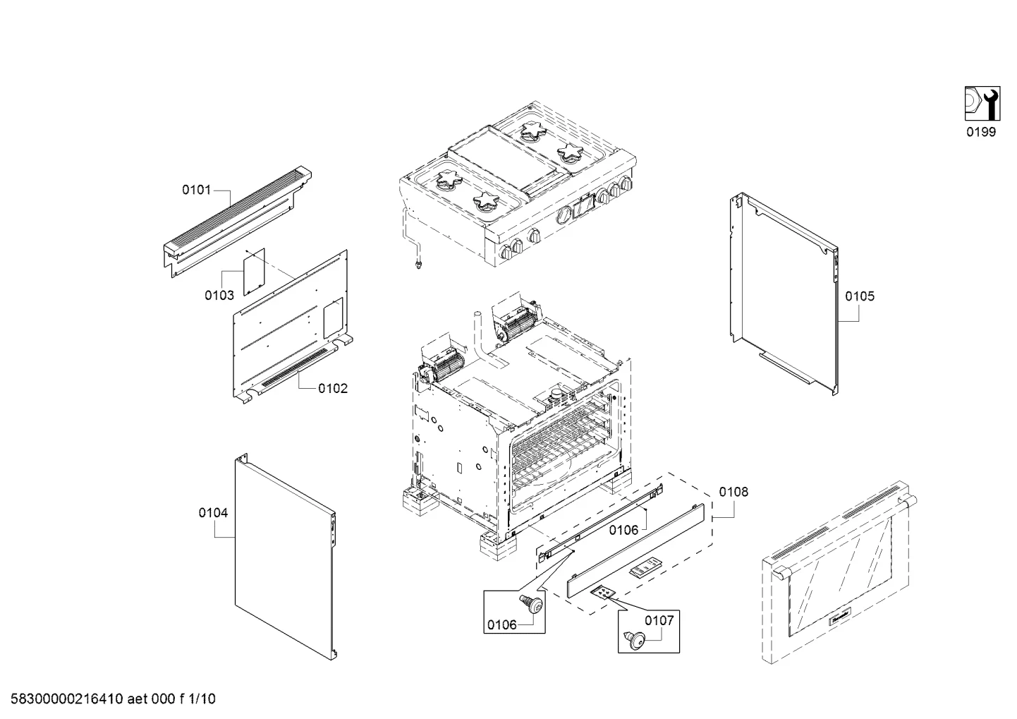 Panel Skin, Kick Plate, P27, 36"
