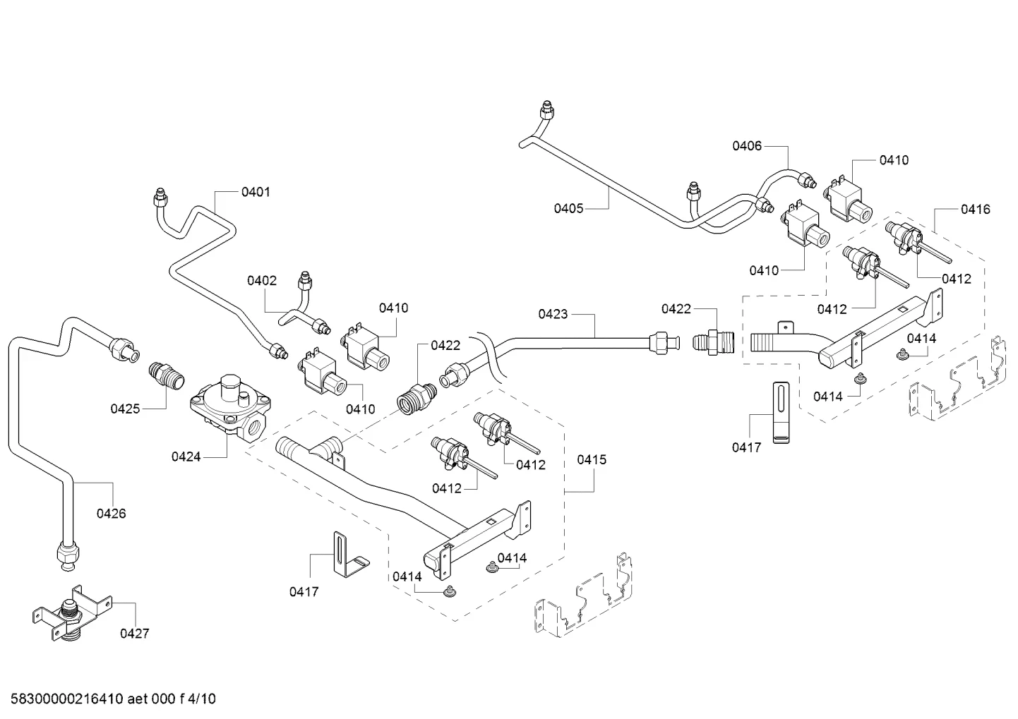 Extension For Inlet Gas Inlet, Weldment Assy, Grand