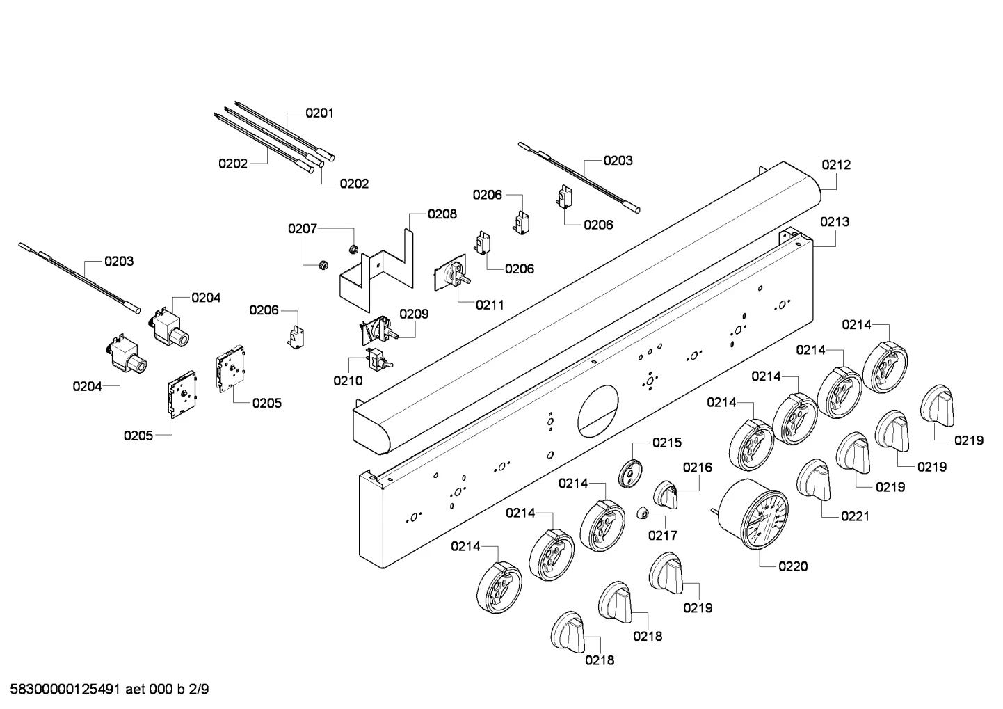 Panel, Control PRD366EG