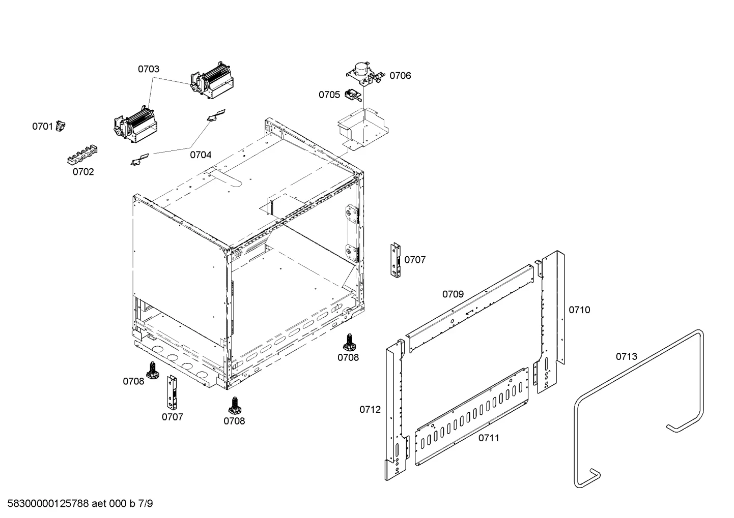 Plate, Front Frame, Top, PD36