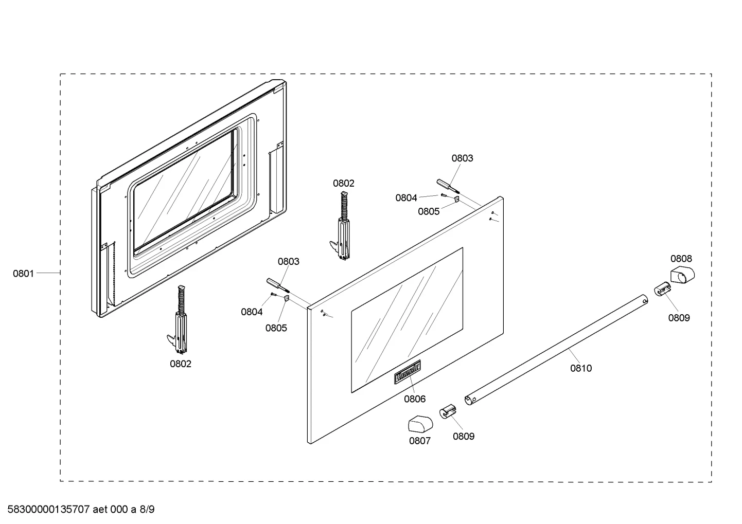 Hinge See Service Bulletin