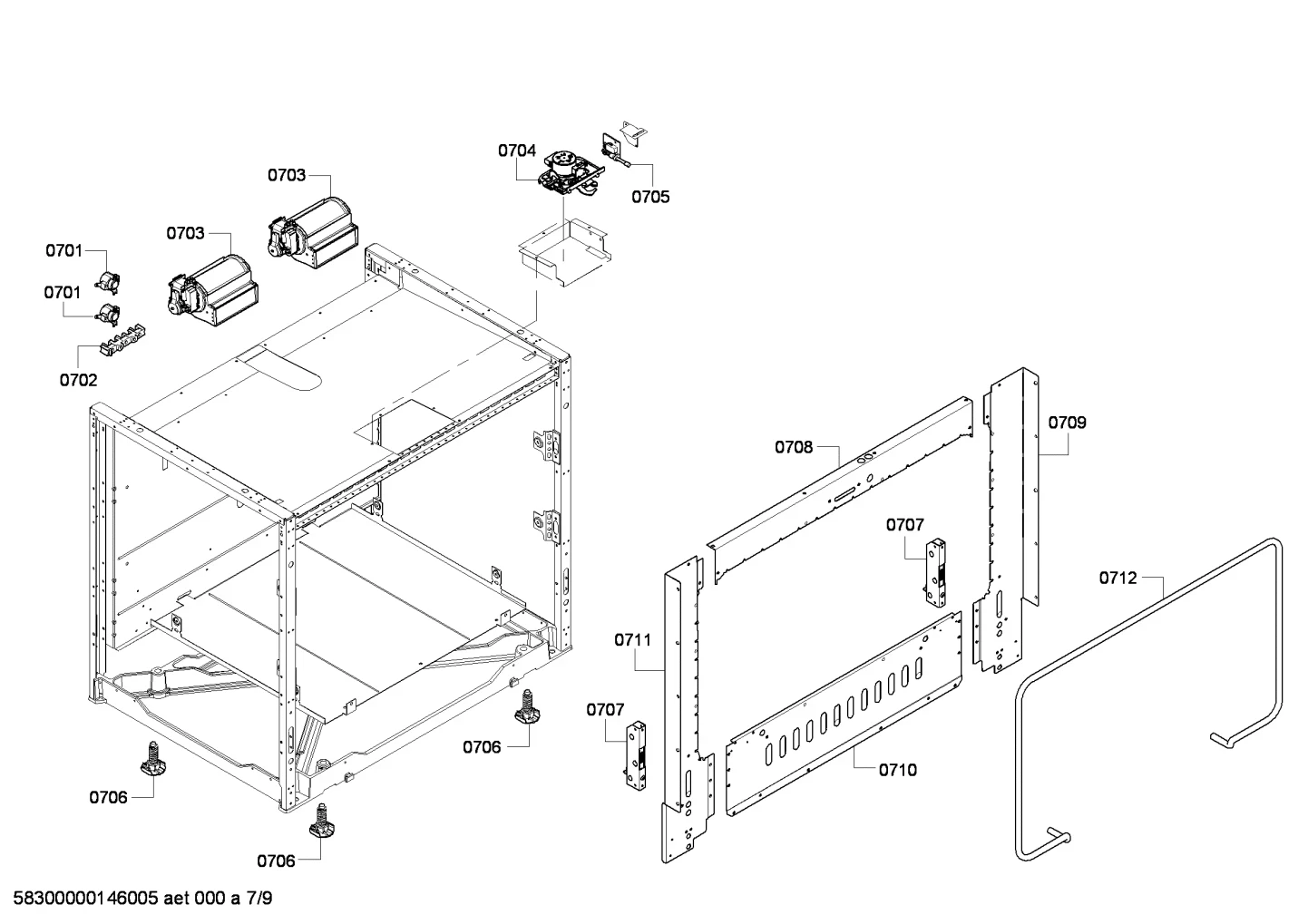 Front Frame, RH