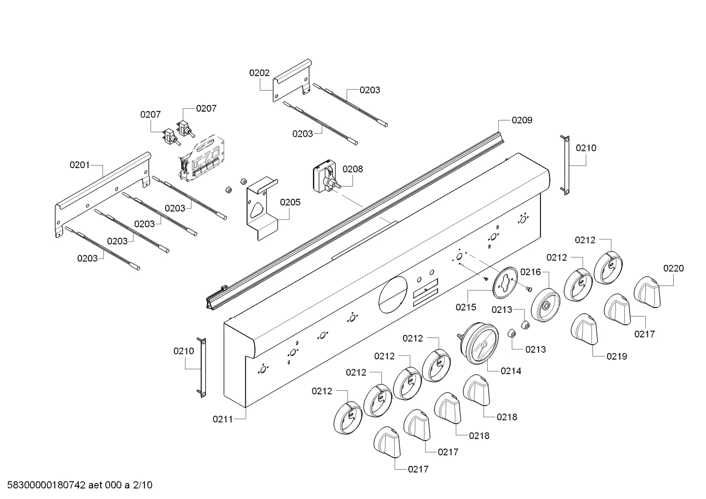 Bracket, Mounting, LED, RH, 364/366