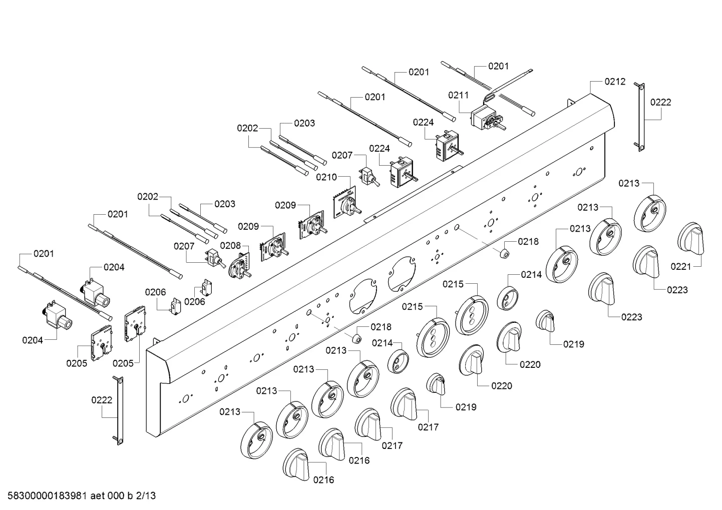 Control Panel, P24 DF, 484C