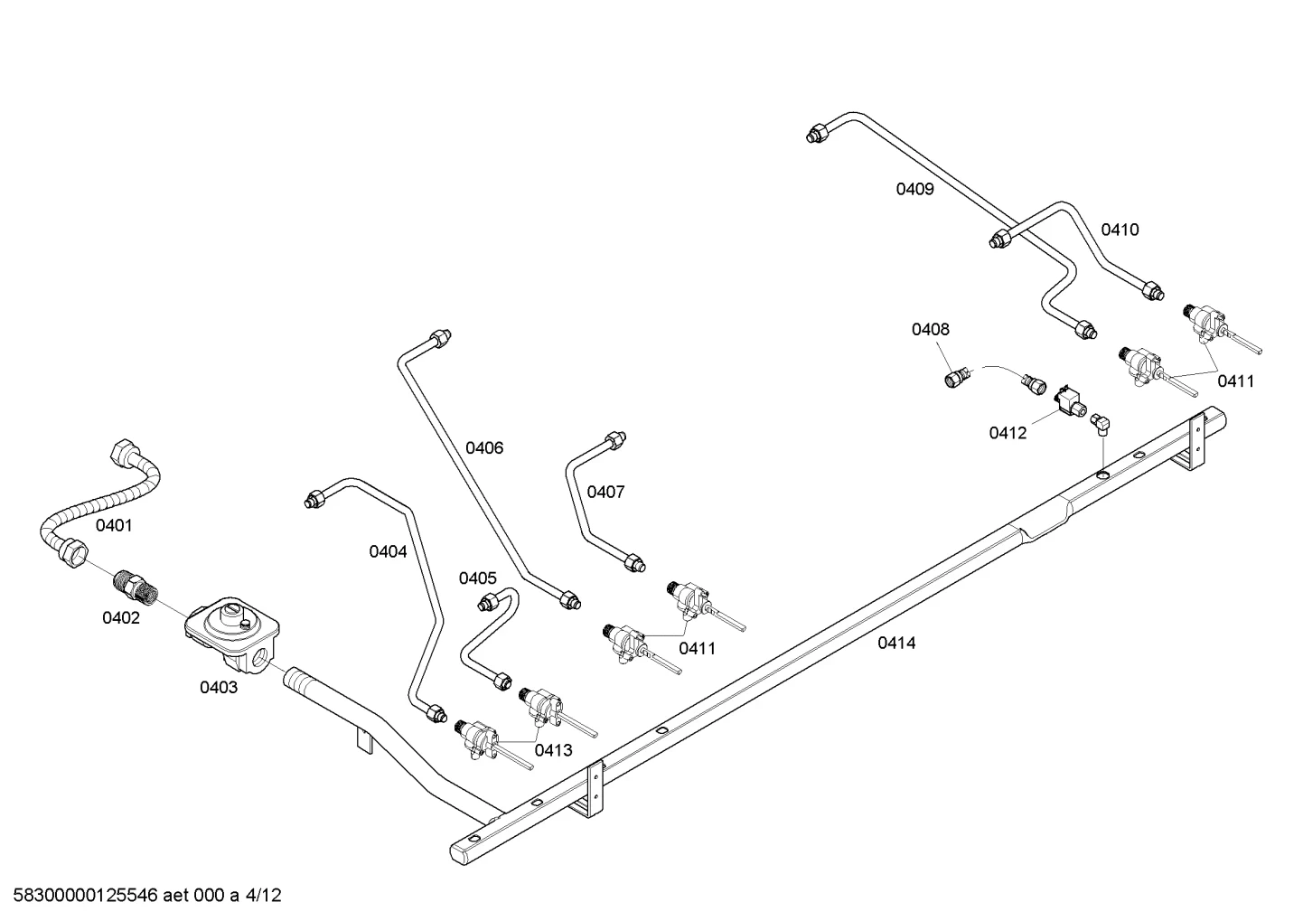 Manifold, Asm W/Valves PD/PG486GR Angled