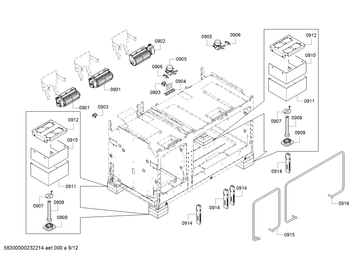 Hinge/Gasket P27 48 And 12 SVC Doors