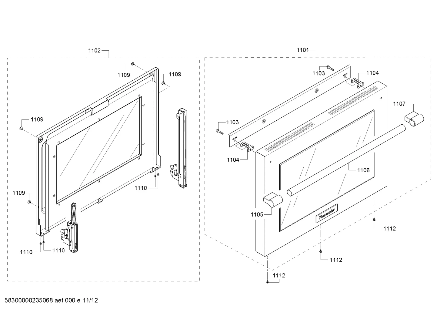 SVC Kit Hinge Spring 48