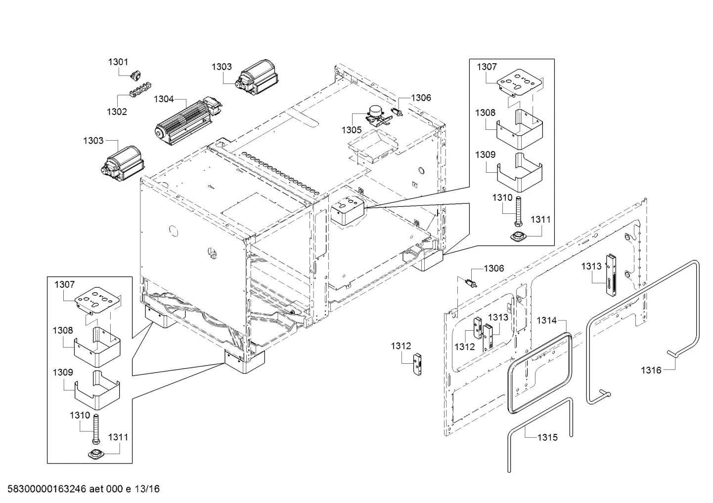 Seal Gasket, Warming Drawer