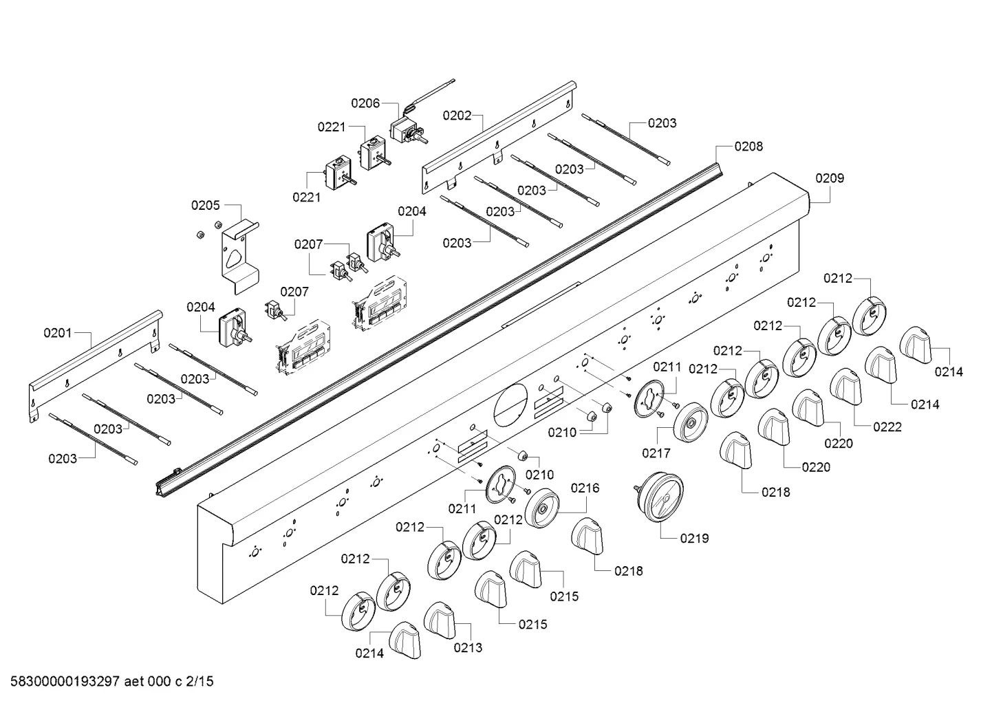Bracket, LED Mounting, Combi, 60"