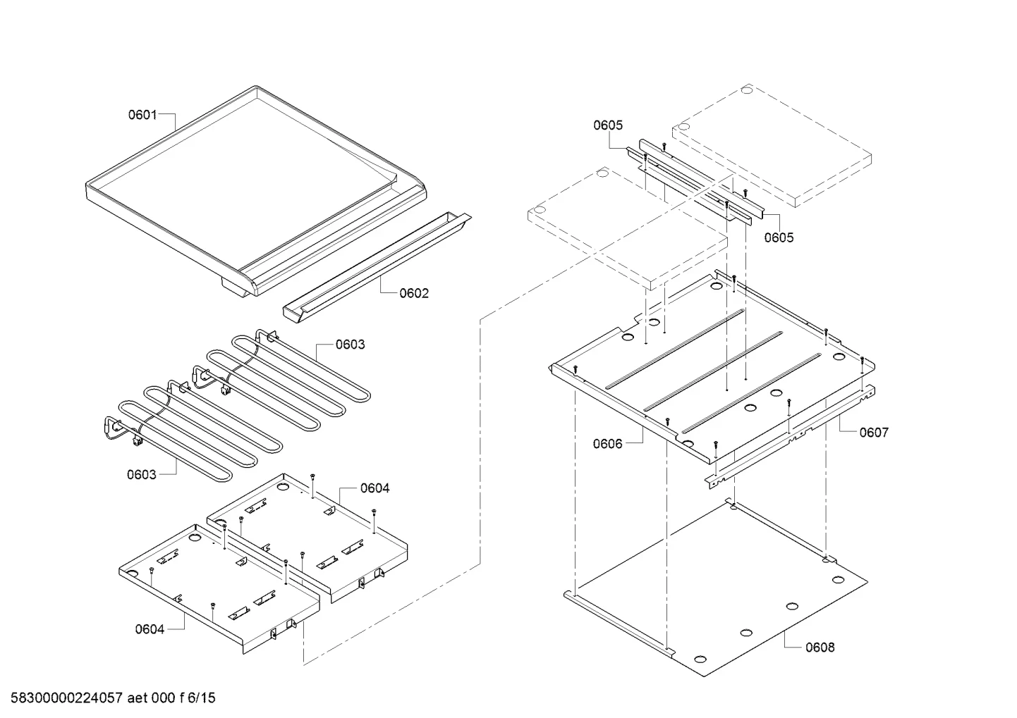 Double Griddle Insulation Retainer
