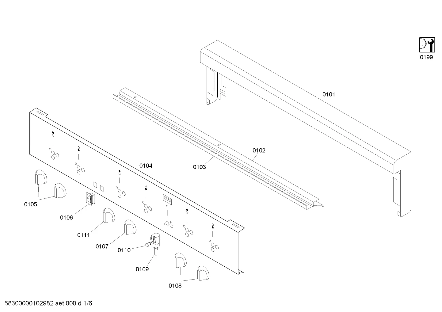 Frame Trim For Control Panel