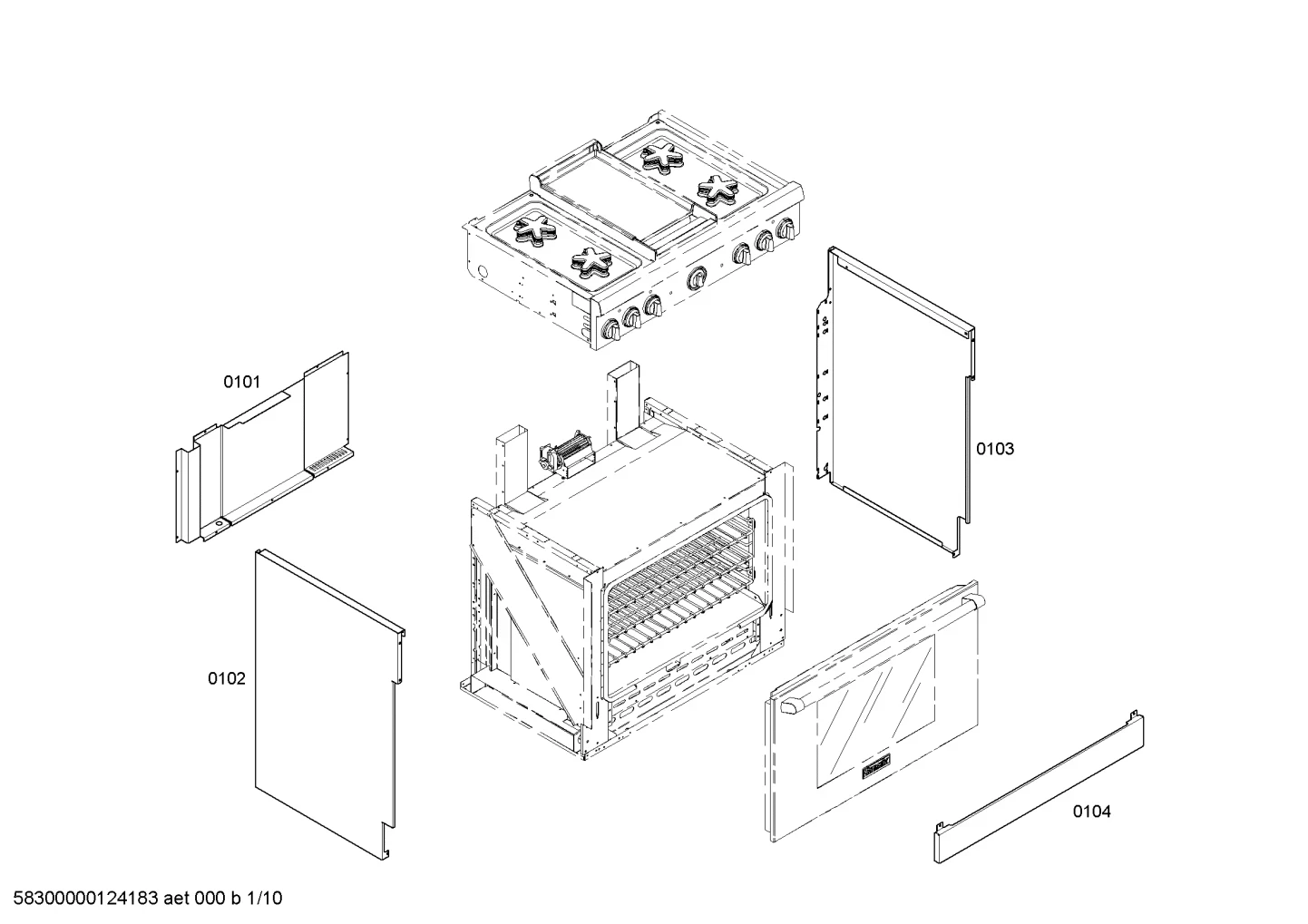 Panel, Main Rear, Back, P364