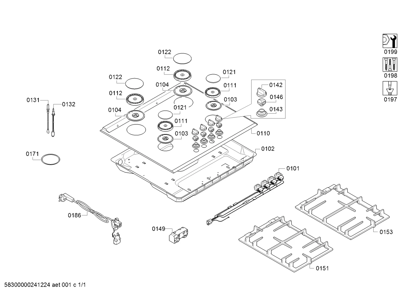 Igniter 4 Outlet Termal Bivoltage Clip