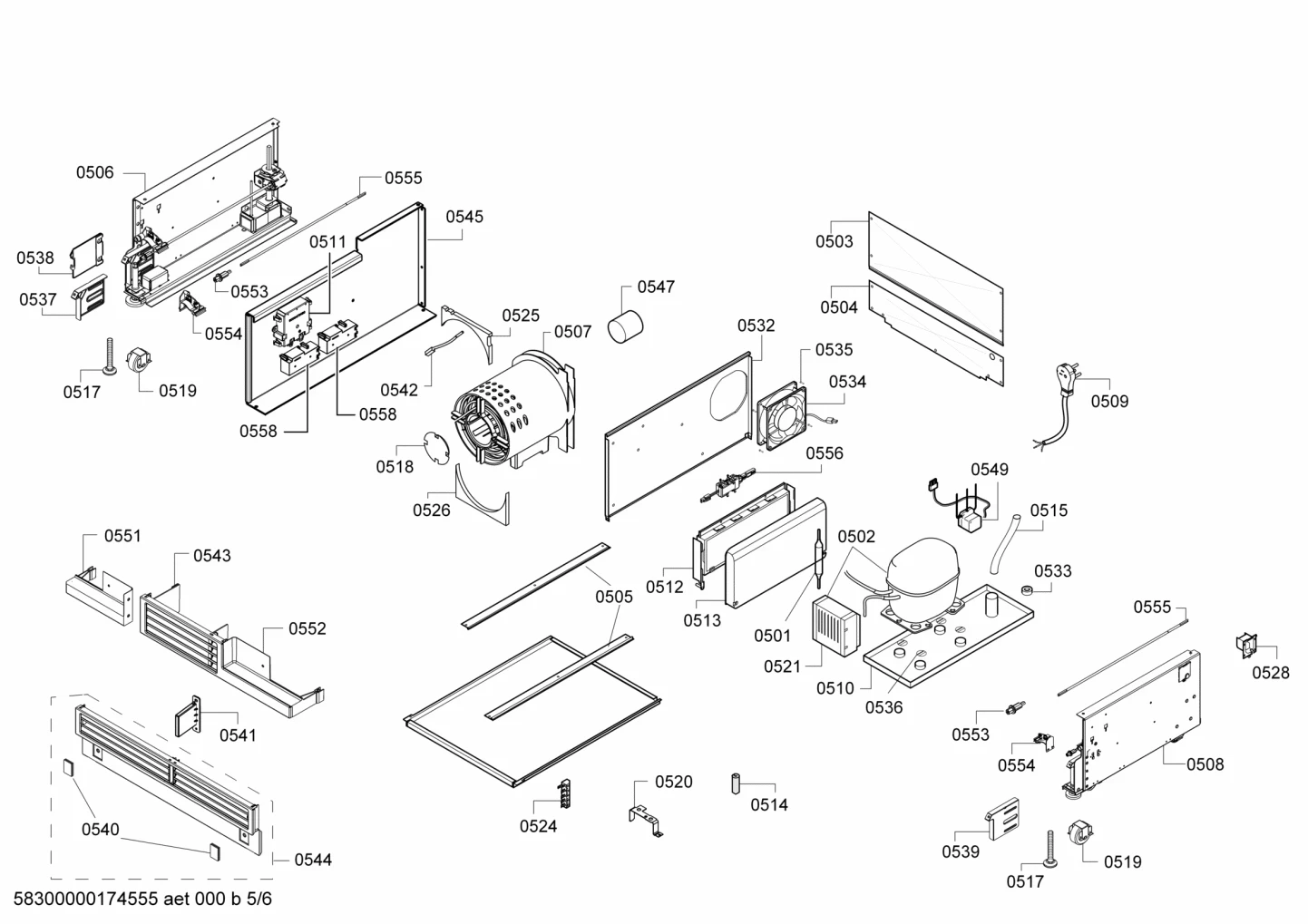 Plate Fixation Sheet For Condenser Fan, Power Module, Inline Module