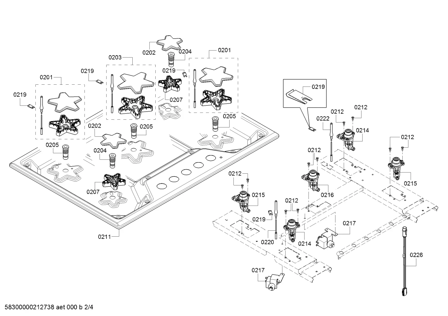 Maintop Assy, 305, Sgsx