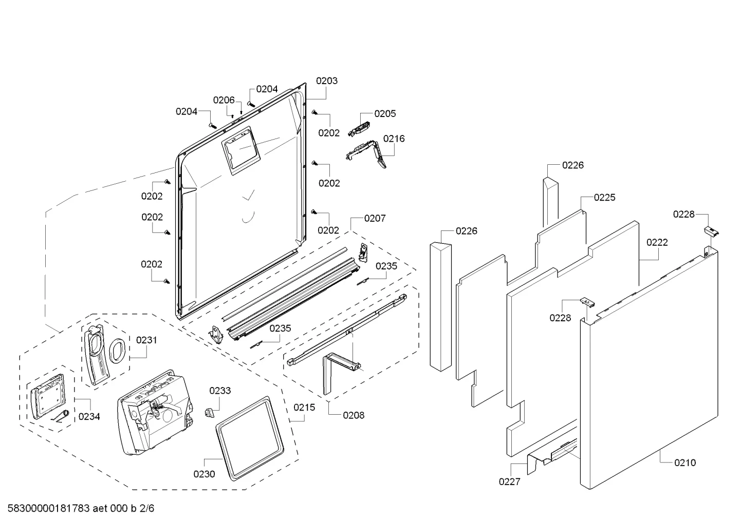 Outer Door Insulation, Full Door, Fleece