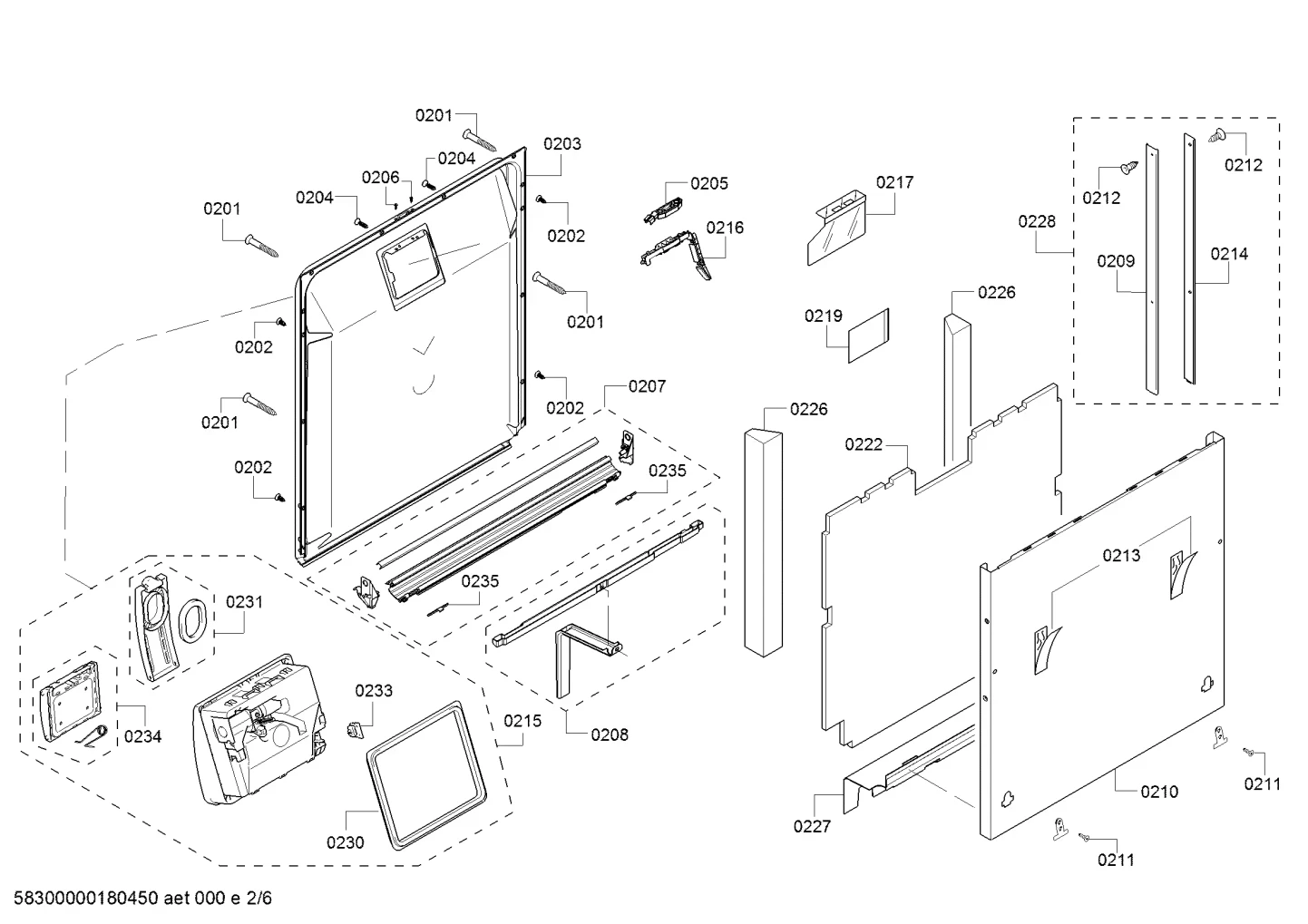 Side Trim Kit, FI Dw Outer Door