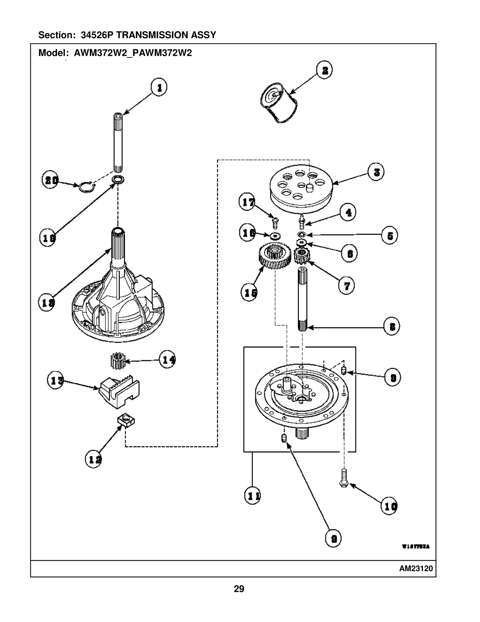 Pinion Drive Pkg