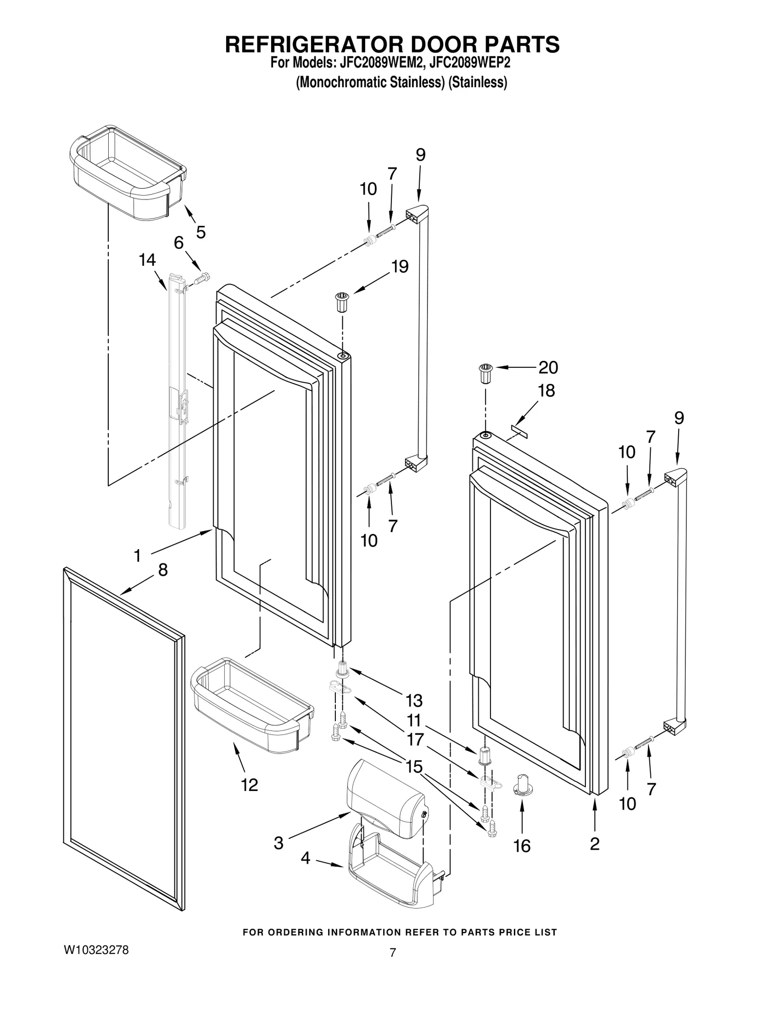 Door FIP Stainless Steel