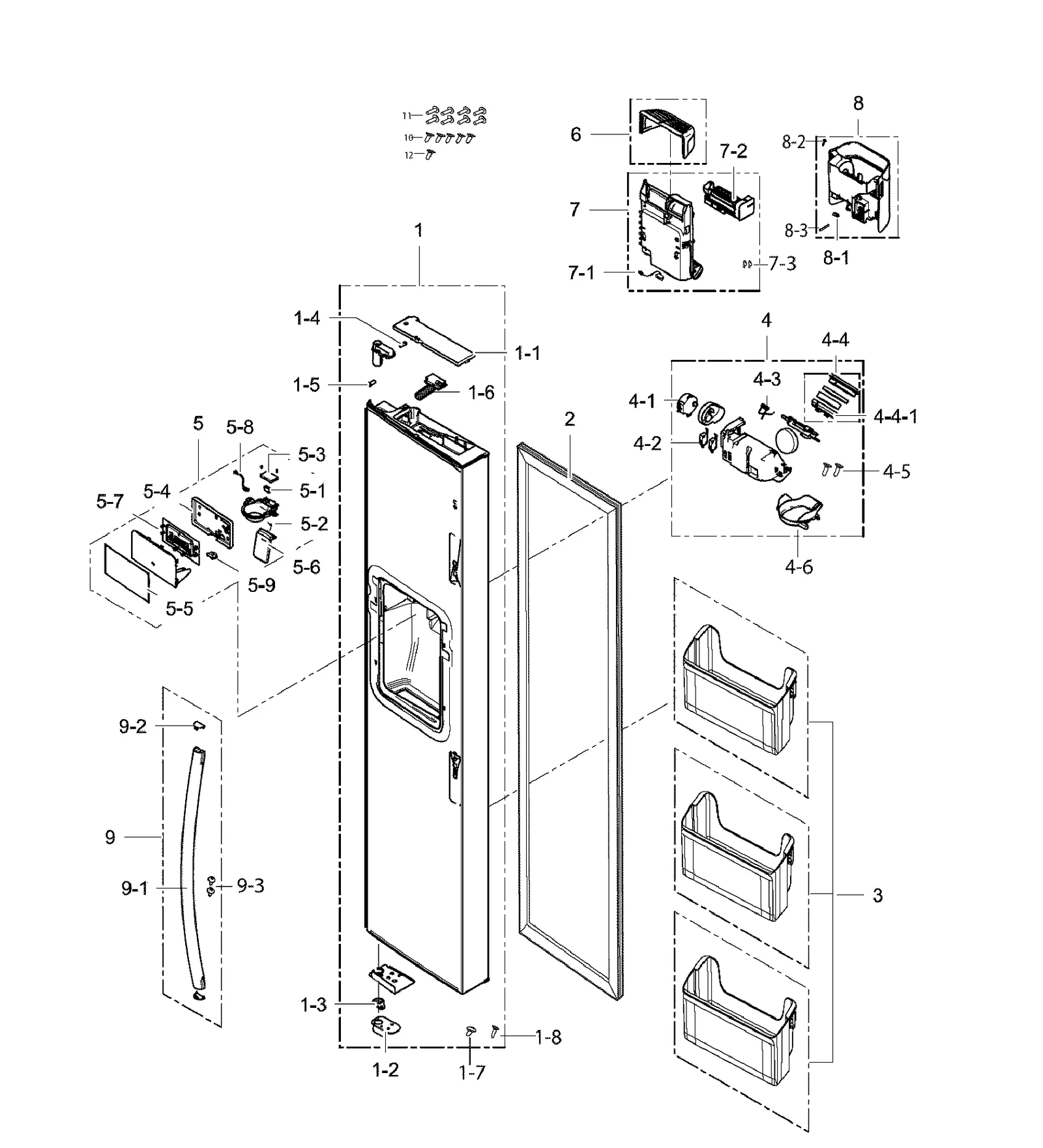 Door Foam Assembly