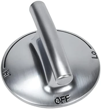 Surface Burner Knob, Stainless Steel