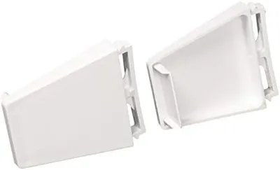 Shelf Bar Endcap Kit, 2 Pack