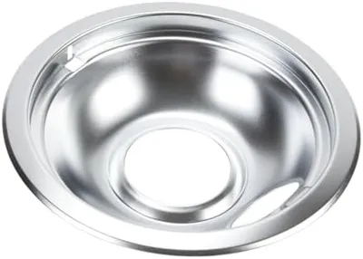 6" Chrome Drip Bowl with Hole