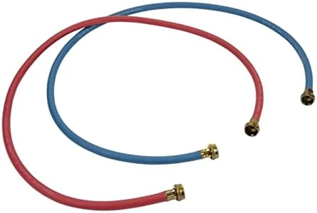Commercial Grade 5' Red and Blue Fill Hoses, 2 Pack