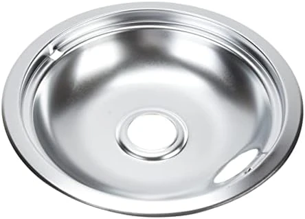 8" Chrome Drip Bowl with Hole