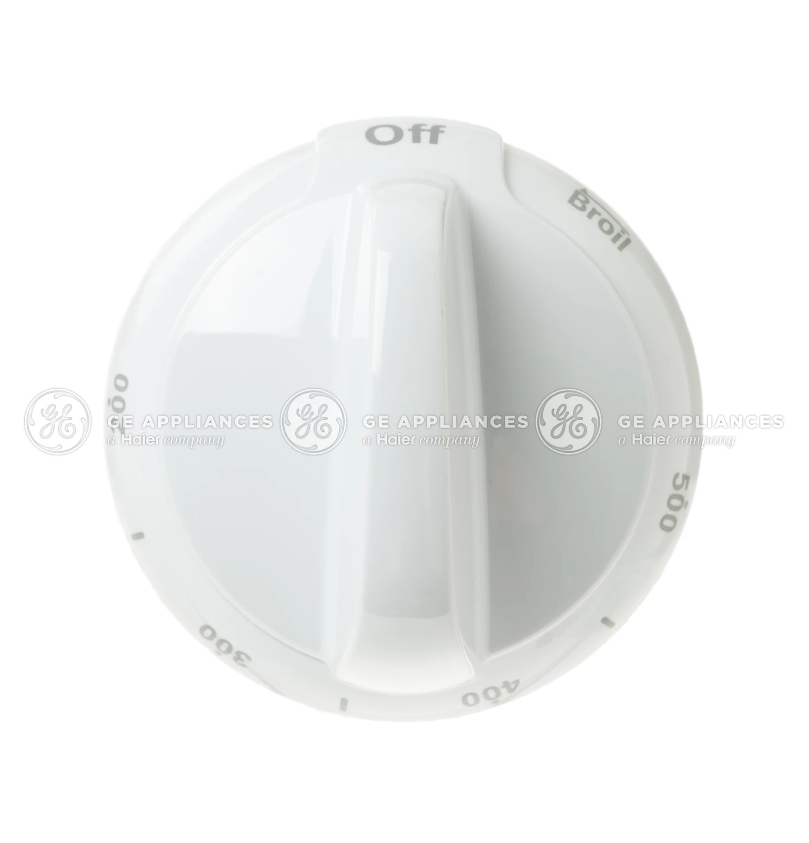 White Thermostat Knob
