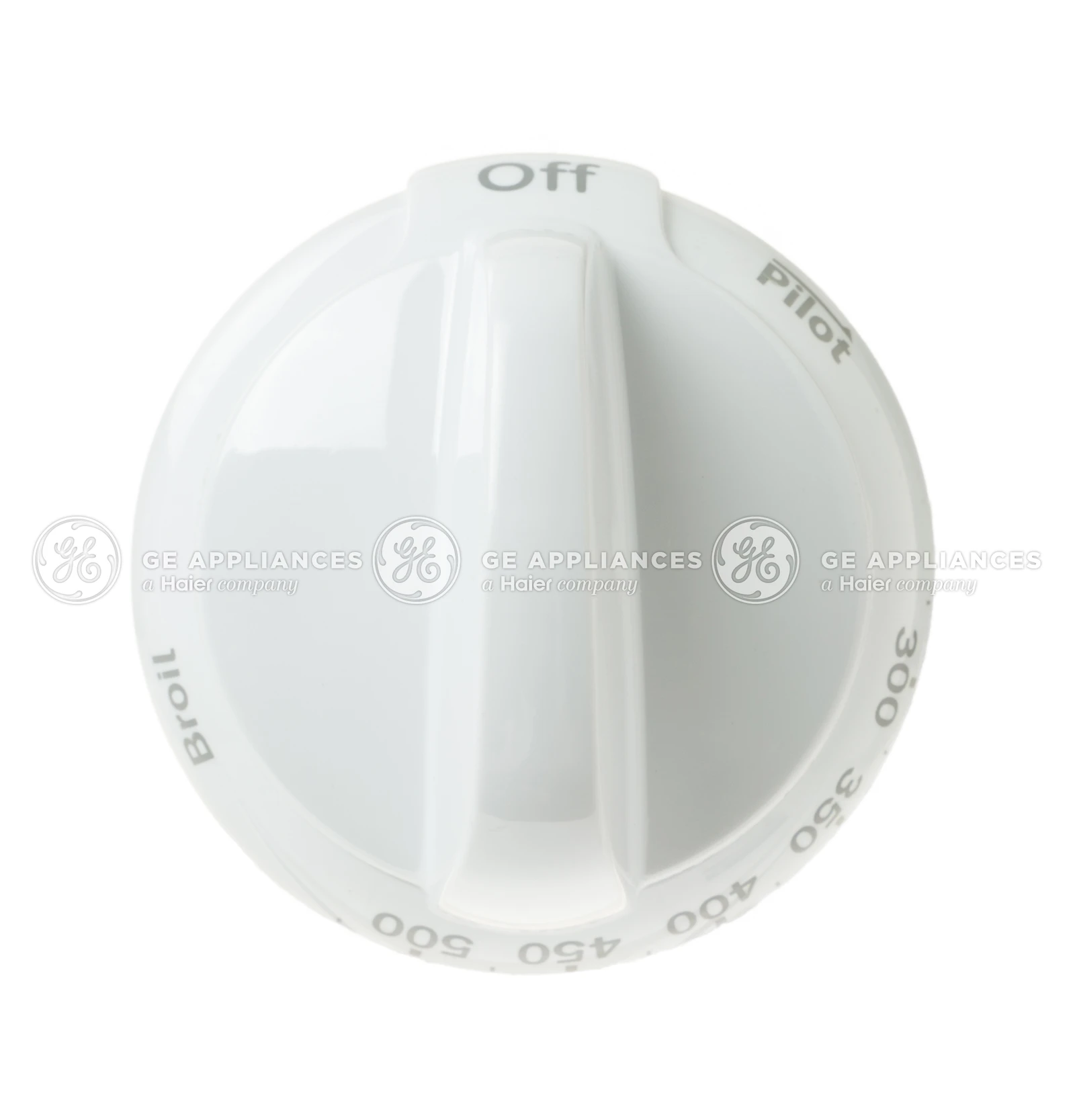 White Thermostat Knob