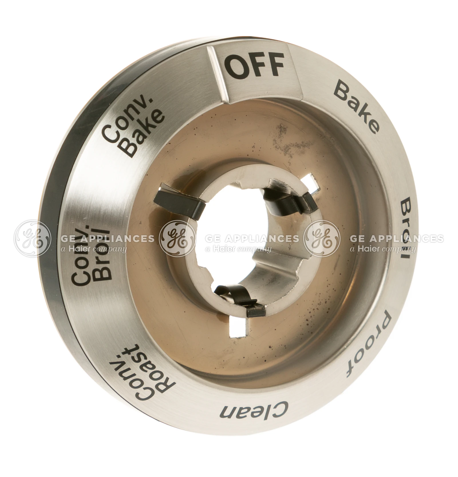 Brushed Stainless Steel Knob B