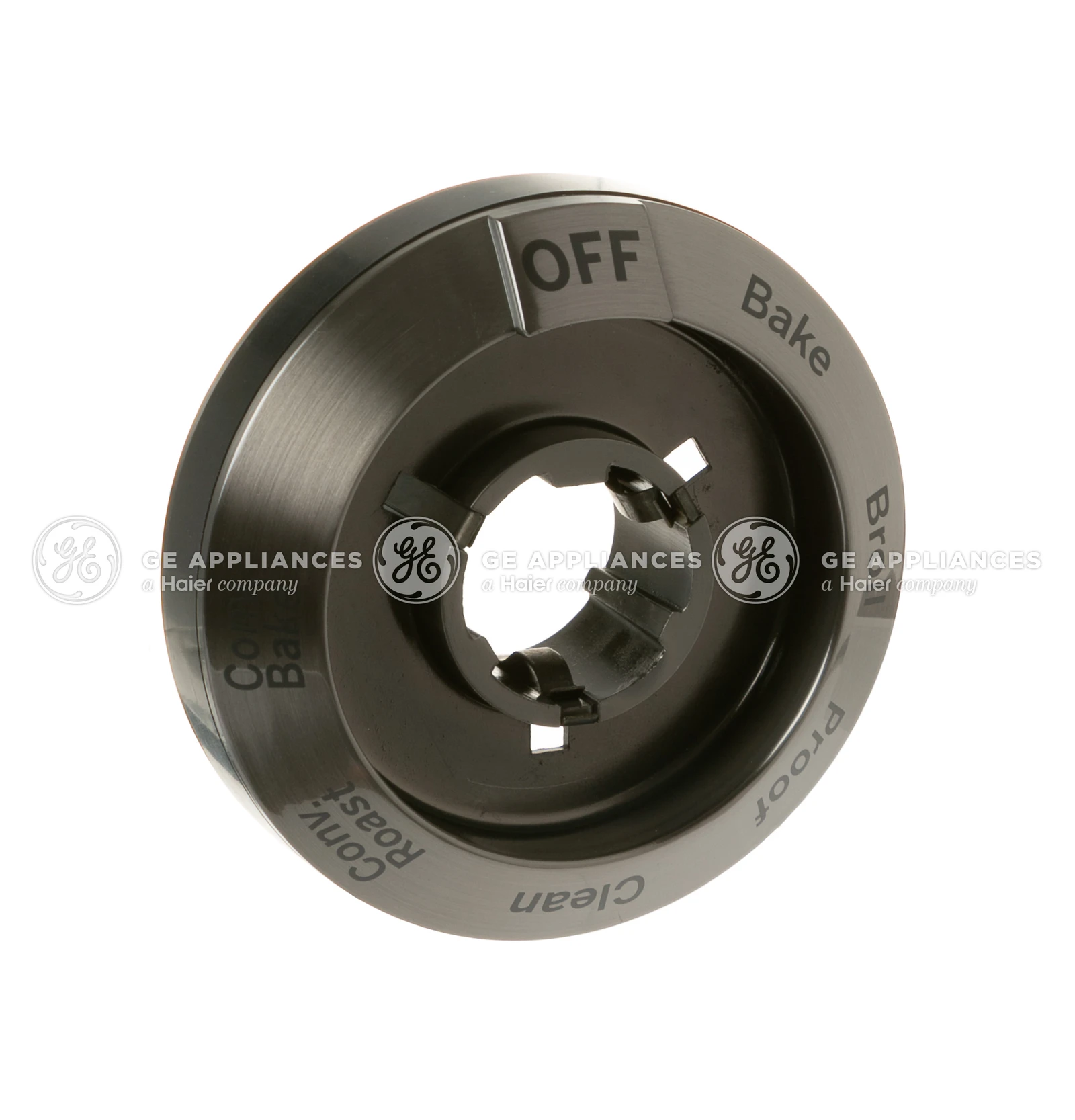 Brushed Black Stainless Knob