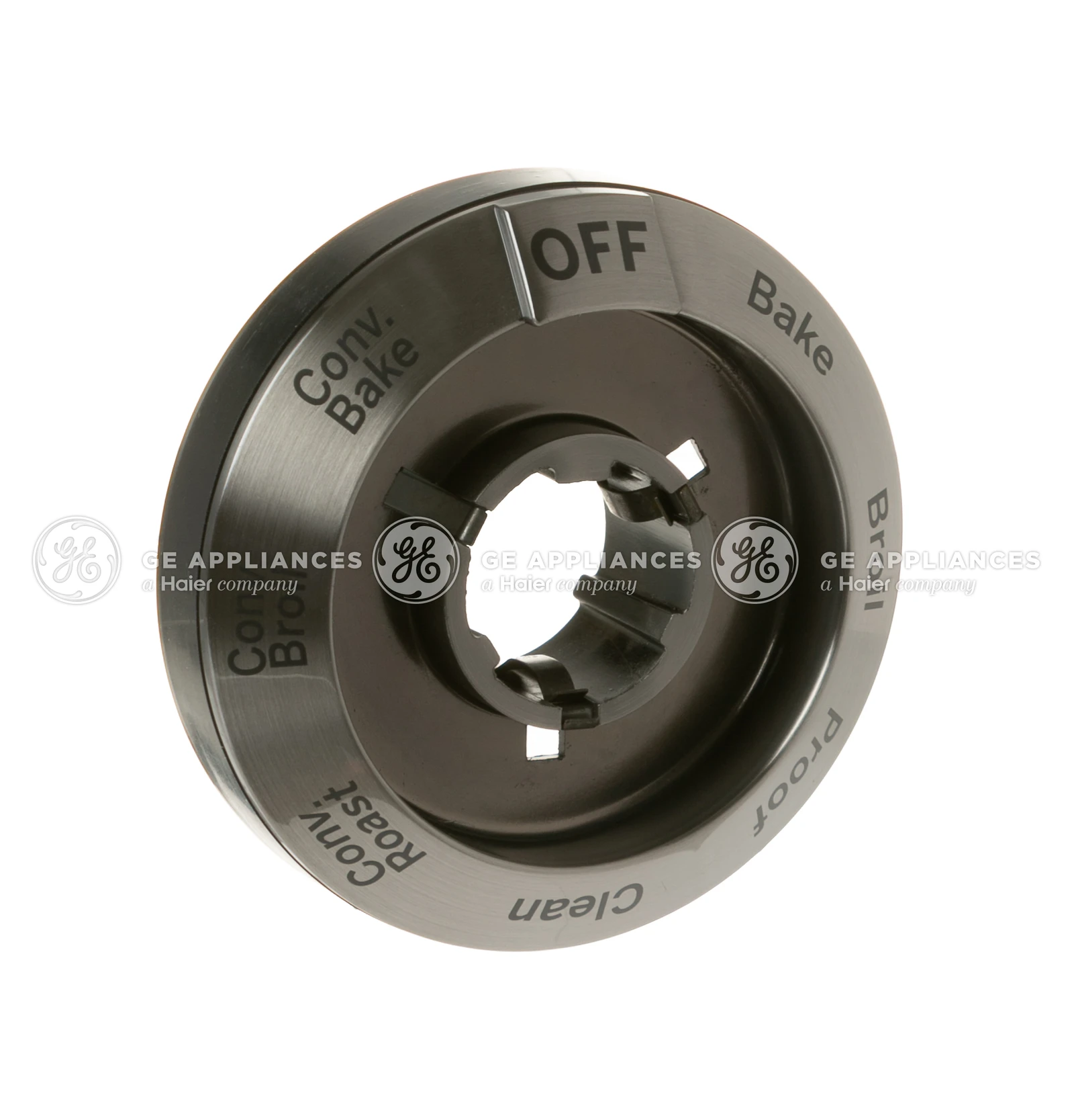 Brushed Black Stainless Steel Selector Knob